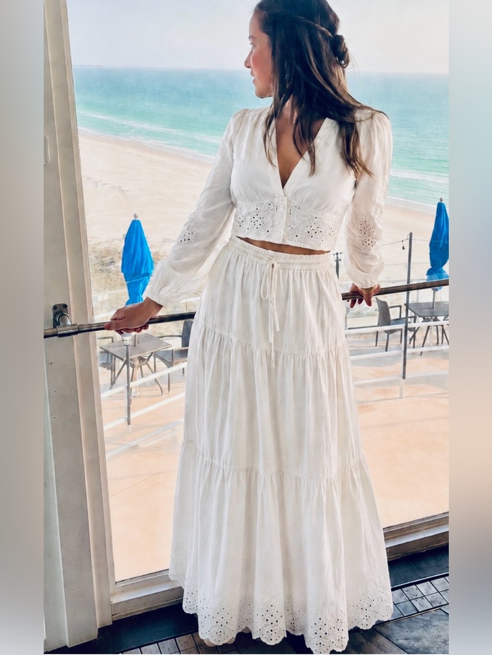 NWT tired skirt